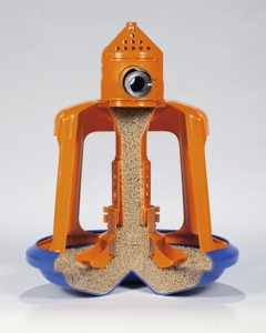 Feed pan cpl Gladiator dia 45 manually rearing wo/cone